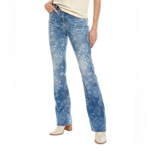 Johnny Was Rialto Floral Denim Slim Fit High Rise Boot Leg Jeans Women’s‎ Sz 26
